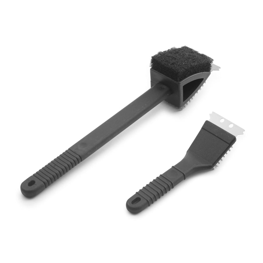 Stainless Steel BBQ Brush and Scraper Blade