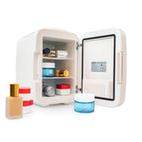 4L Cosmetics, Beauty & Skincare Fridge - White - Rear View