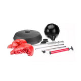 Free-Standing Boxing Set: PU Punching Ball & Boxing Gloves - Side View