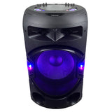 Bluetooth Speaker 300W RMS Audio DJ/Party Entertainment w/Remote -81cm - Top-Down View