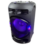 Bluetooth Speaker 300W RMS Audio DJ/Party Entertainment w/Remote -81cm - 45-Degree Angle