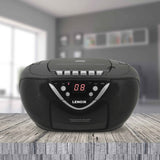 Portable CD/Cassette Player with AM/FM Radio Speaker - Top-Down View