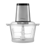 Large Powerful Food Chopper/ Stainless Steel/ 2kg Capacity/ 300W - Side View