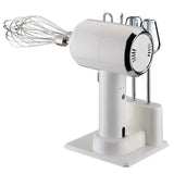 20cm Cordless Hand Mixer w/ Stand for Home Cooking & Baking - Top-Down View