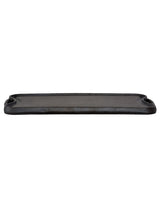 Oil-seasoned Ready to use 50.7x25.8cm Reversible Cast Iron Grill - Black - Close-Up Angle