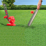 Cricket Ball Pitcher w/ Adjustable Pitching Angles & 5 Ball Capacity - Side View