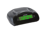 AM/FM Alarm Clock & Radio w/ Green LED Time Numbering - Side View