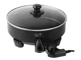 Non-stick Electric Skillet Fry Pan with 5 Temperature settings - Top-Down View