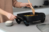 Stone Electric Fry Pan for Cooking, 7.2L Capacity, Non-Stick - Front View