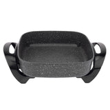 Stone Electric Fry Pan for Cooking, 7.2L Capacity, Non-Stick - Side View