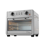 23L Air Fryer Oven + 3 Cooking Accessories (Silver) 23L Capacity - Side View