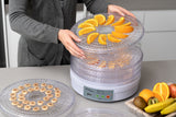 European Design Food Dehydrator/ Preserver w/ 2 Power Levels - Close-Up Angle