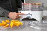 Digital Food Dehydrator/ Dryer/ Preserver w/ 2 Power Level - 45-Degree Angle