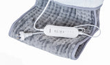 Plush flannel fleece Foot Warmer with 4 Temperature Settings - Top-Down View