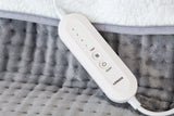 Plush flannel fleece Foot Warmer with 4 Temperature Settings - Close-Up Angle