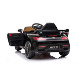 Licensed Mercedes GTR Replica Ride-on Car for Children (Black) - Front View