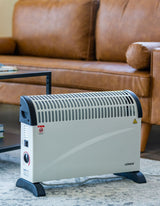2000W Portable Convector Heater with 3 Adjustable Heat Settings - Side View