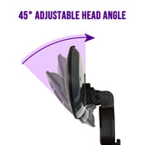 2000W 2.1m Free Standing Adjustable Portable Outdoor Electric Patio Heater Black - Side View