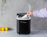 Ice Maker - Ready in 8 minutes, Up to 12kgs every 24 Hours - Rear View