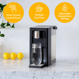 Instant Hot Water Dispenser 3L - One-Touch Operation with Adjustable Temperature & Cup Sizes - Rear View