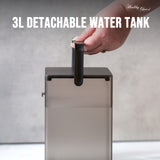 Instant Hot Water Dispenser 3L - One-Touch Operation with Adjustable Temperature & Cup Sizes - Low Angle