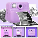 Kids 48MP Instant Print Camera with Dual Lens and 1080P HD Video - Close-Up Angle