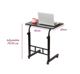 Portable Laptop Desk with Adjustable Height - Front View