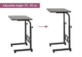 Portable Laptop Desk with Adjustable Height - Close-Up Angle