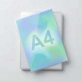 100 Laminating Pouches (A4 Size) for Paper & 80 Micron Thickness - Top-Down View