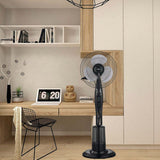Freestanding Air Cooling Fan w/Misting Water Spray, W40cm, H1.2m + RC - Top-Down View