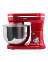1200W Mix Master 5L Kitchen Stand (Red) w/ Bowl/ Whisk/ Beater - Side View