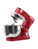 1200W Mix Master 5L Kitchen Stand (Red) w/ Bowl/ Whisk/ Beater - 45-Degree Angle