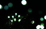 300 White solar LED string lights - Front View