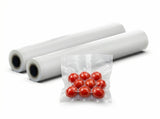 Vacuum Sealer Bags for Fresher Food (28cm) 2-Pack of Rolls - Front View