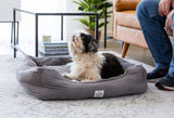 Easy to Clean Electric Heated Rabbit Faux Fur Covering Pet Bed - Medium - Close-Up Angle