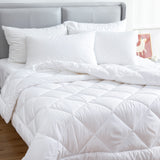 Microfiber/Bamboo Blend, Hypoallergenic & Antibacterial Quilt - Queen - Front View