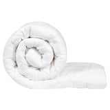 Microfiber/Bamboo Blend, Hypoallergenic & Antibacterial Quilt - Queen - Side View
