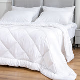 Microfiber/Bamboo Blend, Hypoallergenic & Antibacterial Quilt - Queen - Rear View