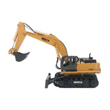 Remote Controlled 2.4GHz Tractor Excavator Digger Toy for Children - Side View