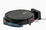 Smart Robot Vacuum Cleaner w/ 3-in-1 HEPA & Mopping Pad (Black) - Top-Down View