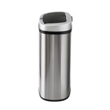 50L Stainless Steel Motion Sensor Rubbish Bin - 45-Degree Angle