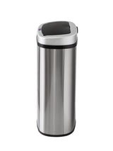 60L Stainless Steel Motion Sensor Rubbish Bin - 45-Degree Angle