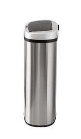 70L Stainless Steel Motion Sensor Rubbish Bin - 45-Degree Angle