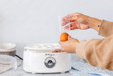 Electric Egg Steamer, Fits 7 Eggs & Cooked Perfectly - Rear View