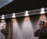 Solar Multipurpose Light (6-Piece, White) w/ Screw & Mount, Energy-Saving - Top-Down View