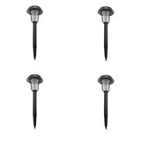 Lenoxx Wireless Solar-Powered Mosquito Killer Lamp (4-Piece, Black)