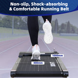 1.5 HP Electric Walking Pad Treadmill with Remote Control and Display Screen - Close-Up Angle
