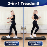 1.5 HP Electric Walking Pad Treadmill with Remote Control and Display Screen - Extra Image