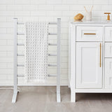 Standing Heated Towel Rail Vertical Warming Towel Rack - Front View