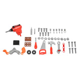 Children's Tool Workbench Playset w/ Toy Tools & Accessories - Front View